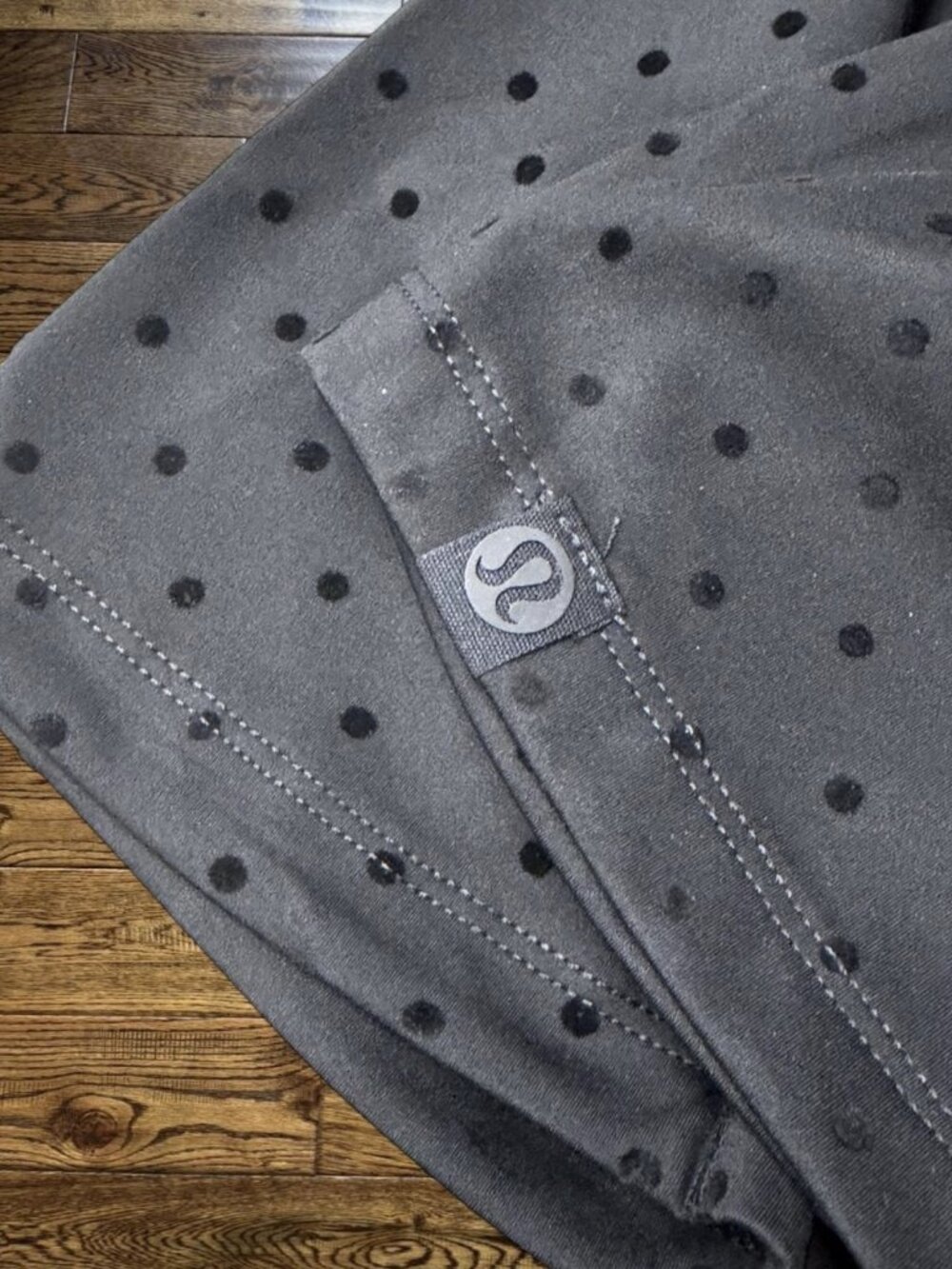 Lululemon Define Jacket and Leggings Set 'Polka Dot' Black - Picture 3 of 4
